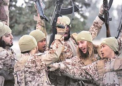 عدد من مقاتلي داعش الأجانب